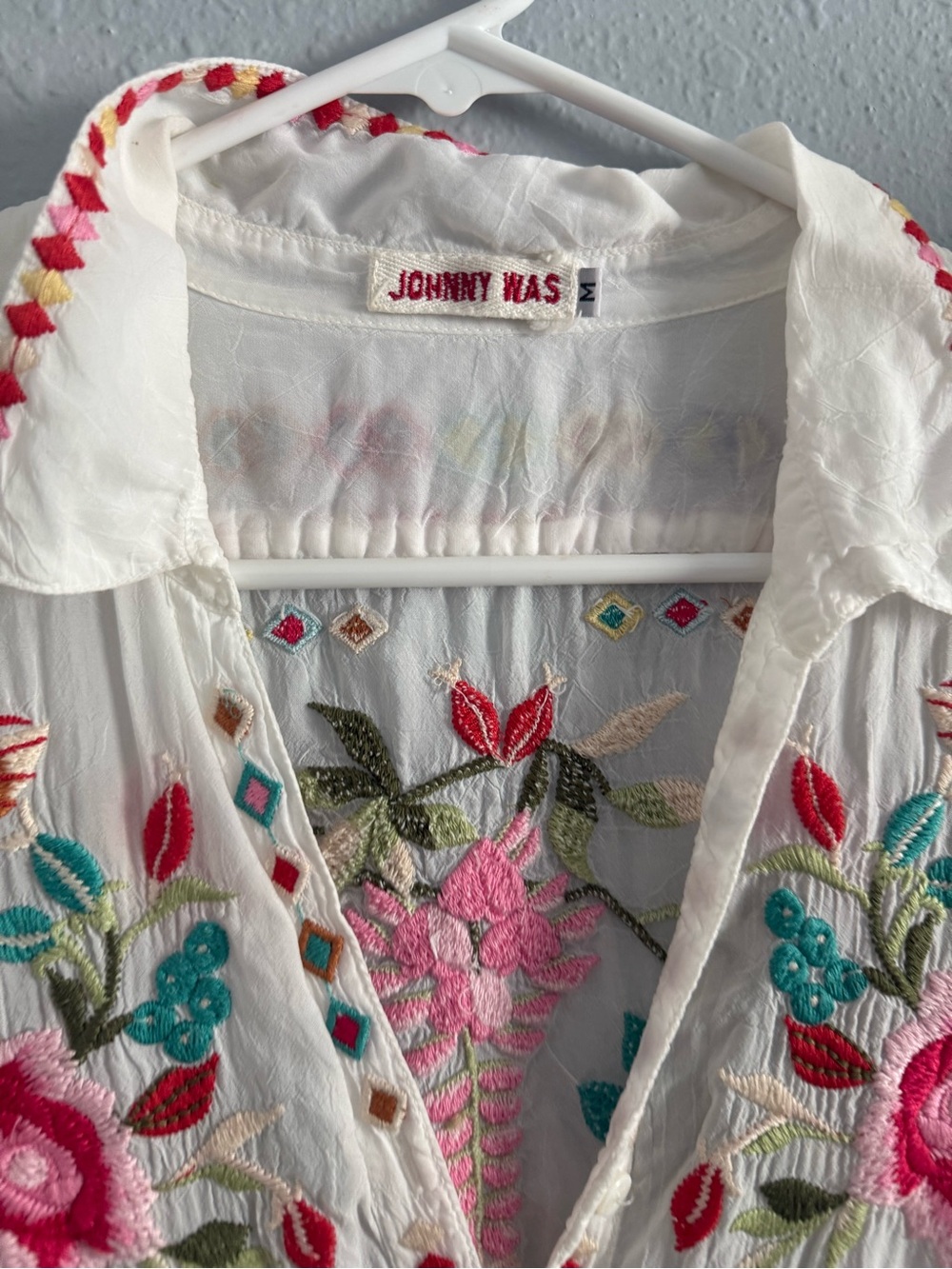 Johnny Was embroidered Tunic/Shirt Dress - Picture 3 of 7